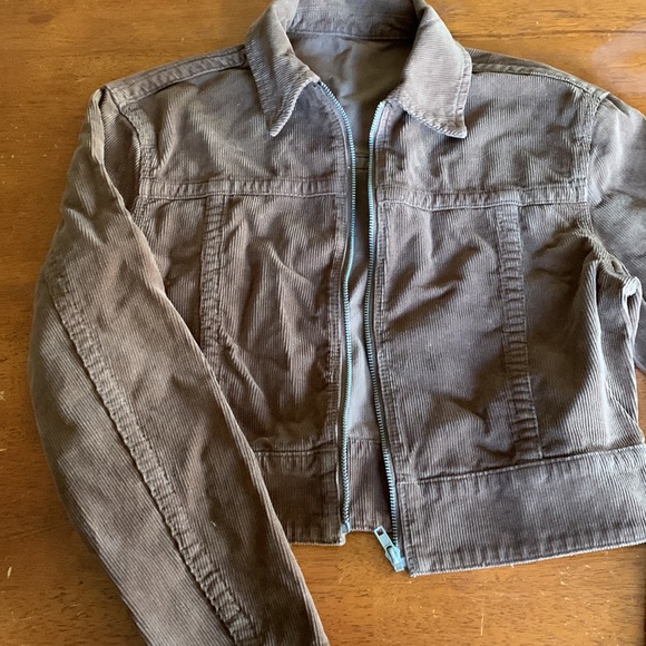 John Galt at Brandy Brown Cord Jacket - Picture 3 of 6